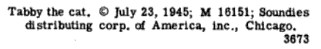 Tabby the Cat